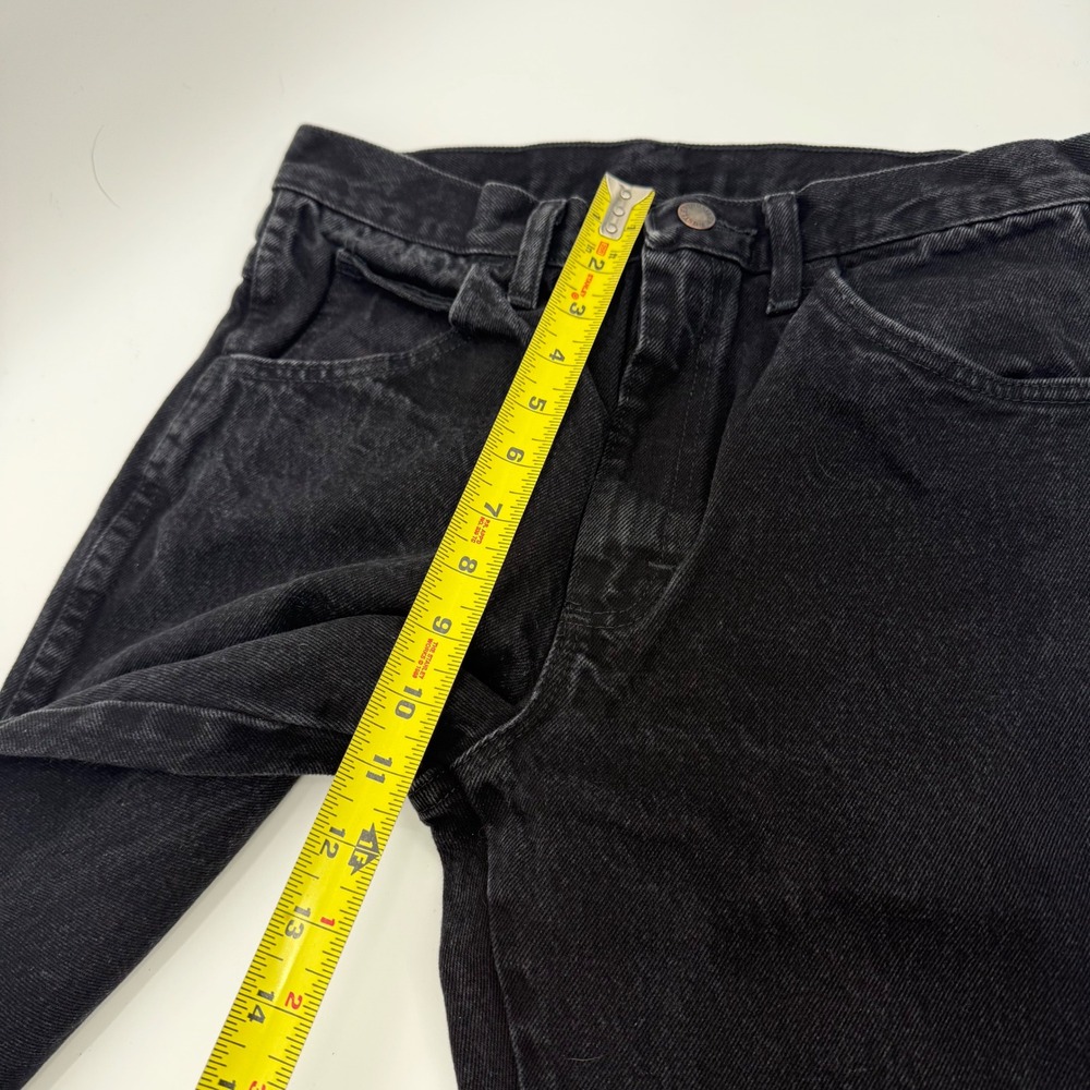 Rustler Mens Regular Fit Straight Leg Black Denim Jeans 87621CB 34x30 Vintage - Picture 4 of 5